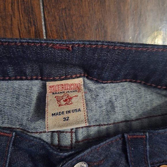 True Religion Medium Wash Low Rise Women's Blue Jeans - Picture 4 of 8